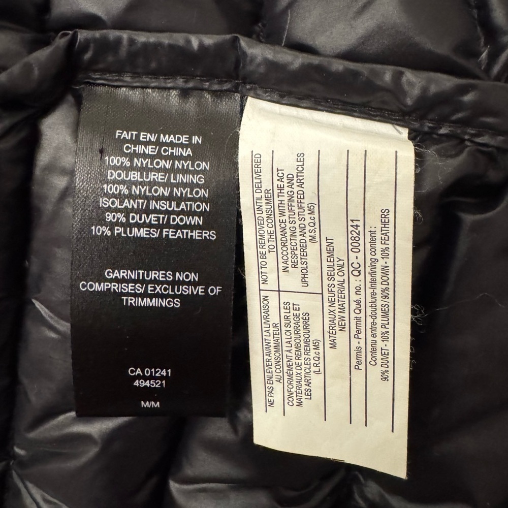 CONTEMPORAINS Lightweight Packable Winter Puffer Black Hooded Down Jacket Coat. - Picture 5 of 16